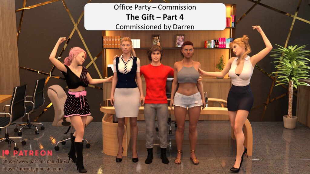 Dylan is back at the office and he has two new hypnotized girls at his side.
